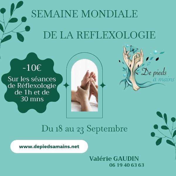 Semaine Mondiale de la Réflexologie plantaire du 18 au 23 Septembre 