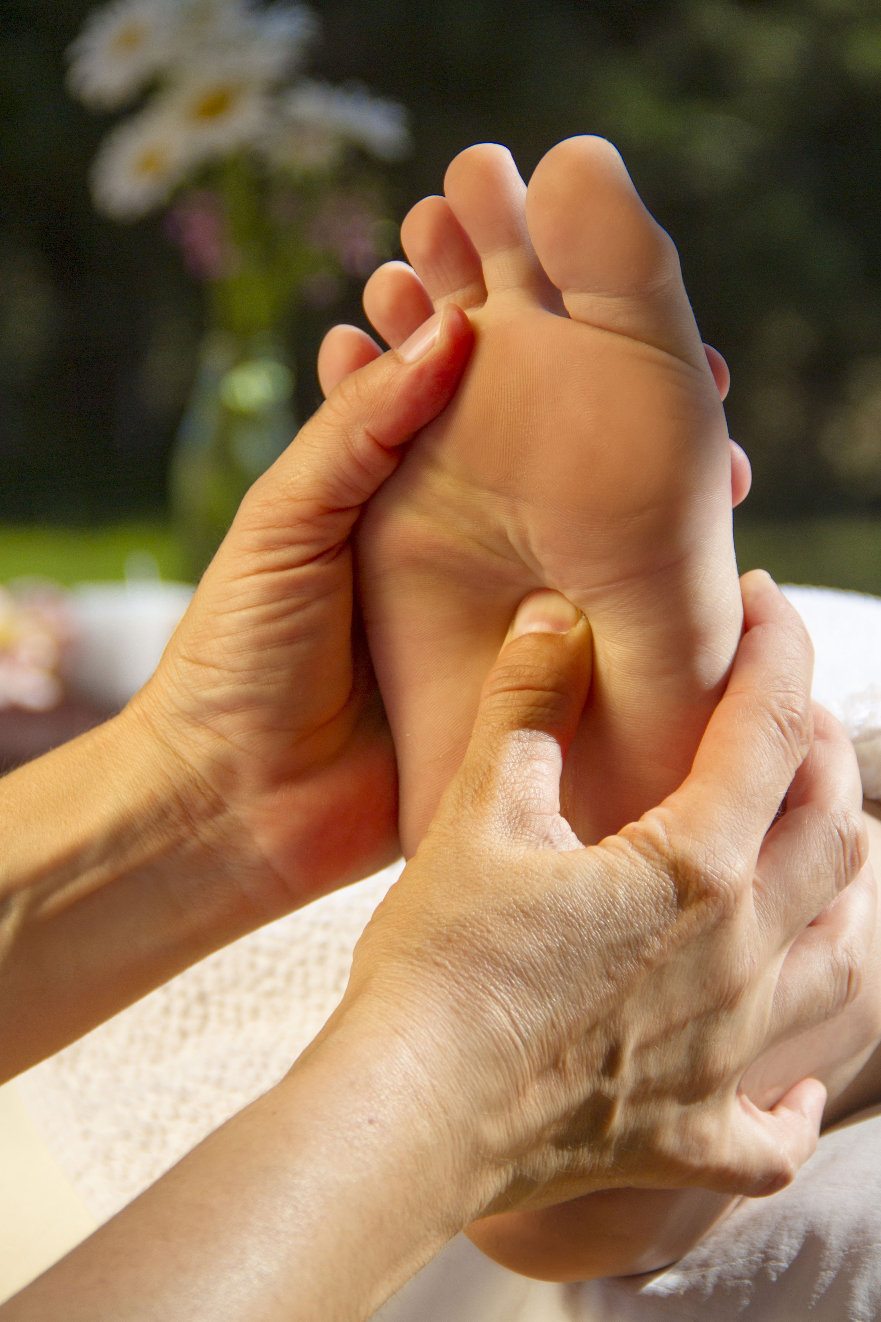 massage pieds reflexologie